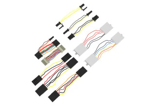 Cables For Computer Parts 3D Model