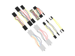 Cables For Computer Parts 3D 模型
