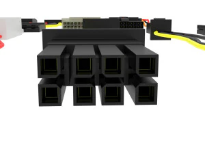 Cables For Computer Parts 3D Model
