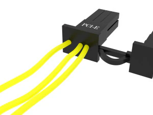 Cables For Computer Parts 3D Model