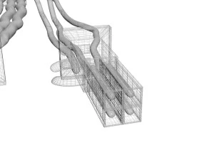 Cables For Computer Parts 3D Model