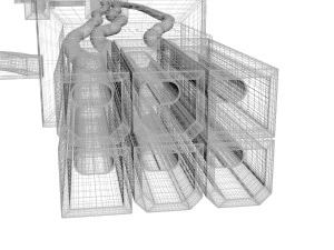 Cables For Computer Parts 3D Model