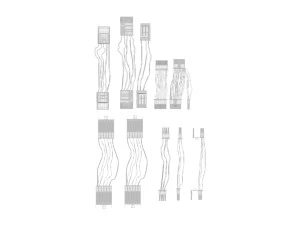 Cables For Computer Parts 3D Model