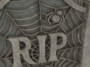 Gravestones Set Model 3D
