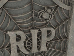 묘비 세트 3D 모델