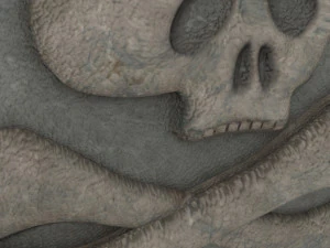 묘비 세트 3D 모델