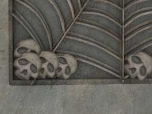 묘비 세트 3D 모델