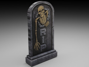 Gravestone 3D Model