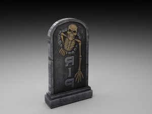 Gravestone 3D Model