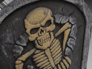 Gravestone 3D Model