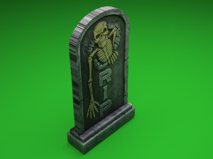 Gravestone 3D Model