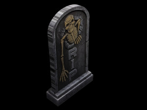 Gravestone 3D Model
