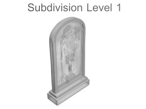 Gravestone 3D Model