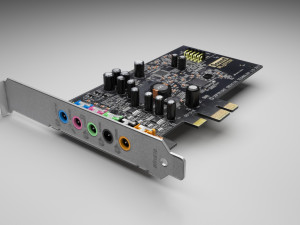 Sound Card 3D 模型