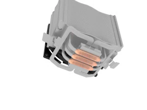 CPU Tower Cooler 3D Model