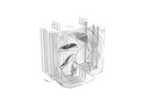 CPU Tower Cooler 3D 模型