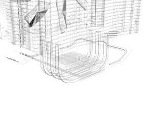 CPU Tower Cooler 3D Model