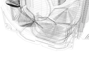 CPU Tower Cooler 3D Model