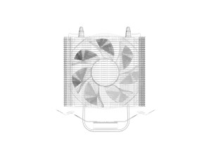 CPU Tower Cooler 3D 模型