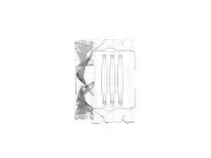 CPU Tower Cooler 3D Model