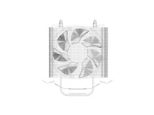 CPU Tower Cooler 3D Model