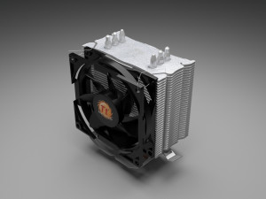 CPU Tower Cooler 3D 模型