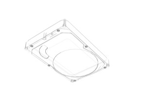 Hard Disk Drive 3D Модель