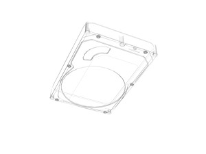Hard Disk Drive 3D Модель