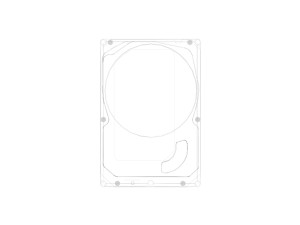 Hard Disk Drive 3D Модель