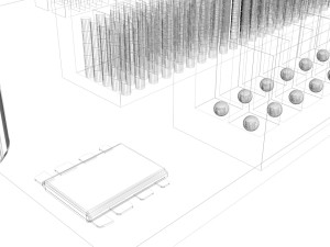 Motherboard Model 3D