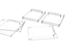 Apacer Solid State Drives Set Model 3D
