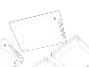 Apacer Solid State Drives Set Model 3D
