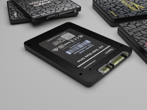 Apacer Solid State Drives Set Model 3D