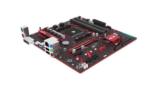 Asus AMD AM4 Prime EX-A320M Motherboard 3D Model .c4d .max .obj .3ds .fbx .stl .blend 