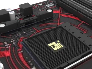 Placa-m&atilde;e Asus AMD AM4 Prime EX-A320M Modelo 3D