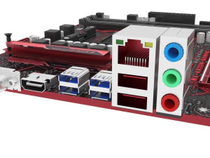 Placa-m&atilde;e Asus AMD AM4 Prime EX-A320M Modelo 3D