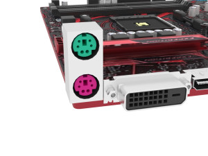Asus AMD AM4 Prime EX-A320M Motherboard 3D Model