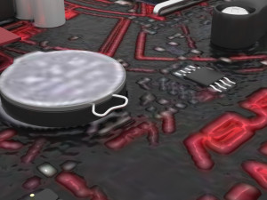 Asus AMD AM4 Prime EX-A320M Motherboard 3D Model