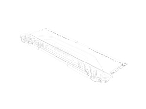 DDR4 SDRAM Memory Module 3D Model