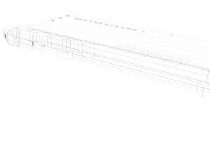 DDR4 SDRAM Memory Module 3D Model