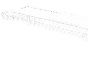 DDR4 SDRAM Memory Module 3D Model