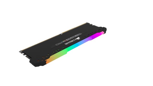 DDR4 SDRAM Memory Module 3D Model .c4d .max .obj .3ds .fbx .stl .blend 