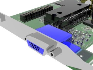 Video Card Modello 3D