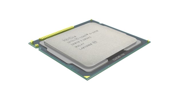 Processor Model 3D .c4d .max .obj .3ds .fbx .stl .blend 