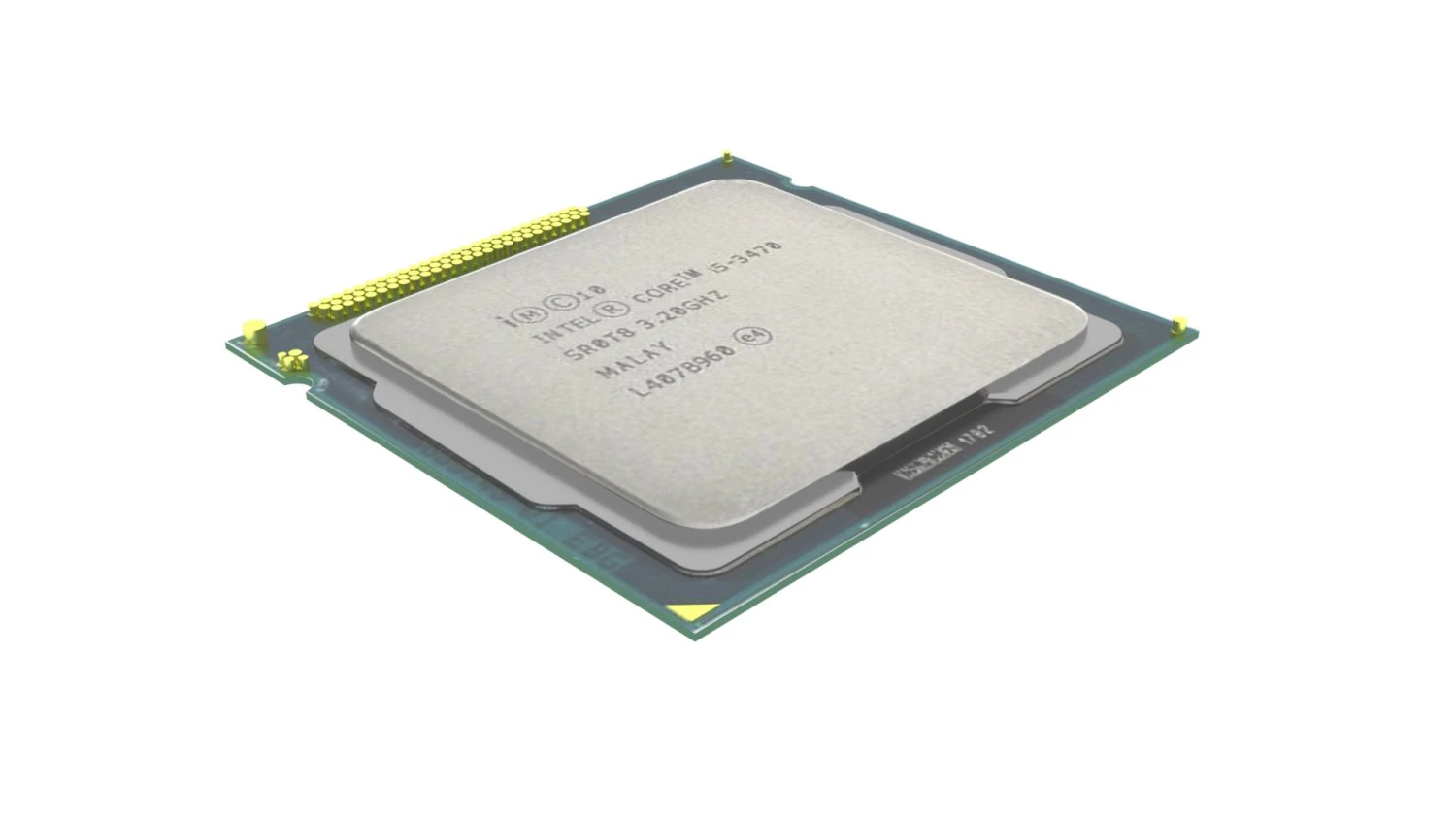 프로세서 3D 모델 .c4d .max .obj .3ds .fbx .stl .blend 