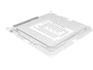 프로세서 3D 모델