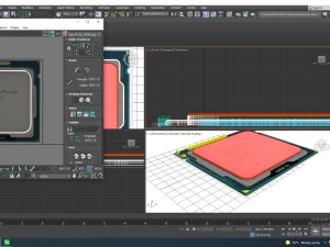 프로세서 3D 모델