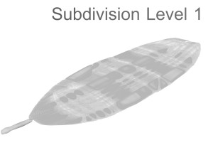 Banana Leaf 3D Modell