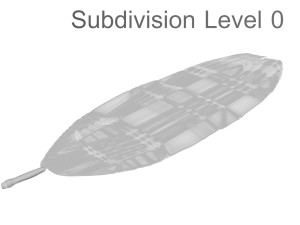 Banana Leaf 3D Modell