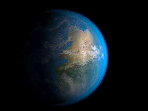 Pangea Earth 3D Model